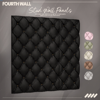 Second Life Marketplace - [FOURTH WALL] Stud Wall Panels